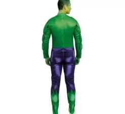 Costume da eroe gigante verde muscoloso da uomo