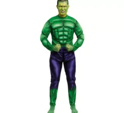 Costume da eroe gigante verde muscoloso da uomo