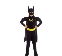Costume da eroe pipistrello nero per bambino