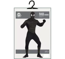 Costume da eroe ragno nero per uomo