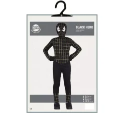 Costume da eroe ragno oscuro per bambino
