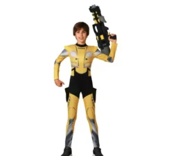 Costume da eroe robot giallo per bambino