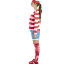 Costume da escursionista a righe da donna