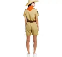 Costume da esploratore classico con cintura per donna