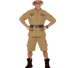 Costume da esploratore di safari per uomo