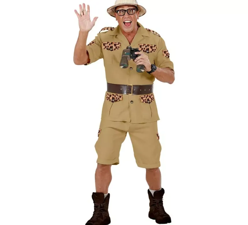 Costume da esploratore di safari per uomo