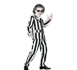 Costume da fantasma a strisce per bambini