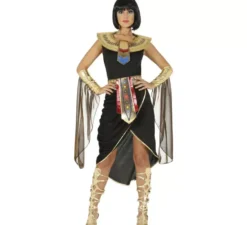 Costume da Faraona egiziano nero per donna