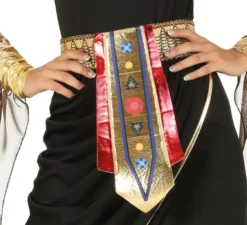Costume da Faraona egiziano nero per donna