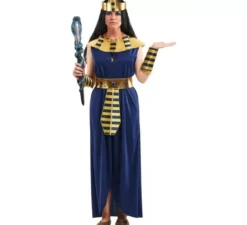 Costume da faraone blu per donna