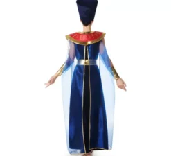 Costume da faraone egiziano blu per donna