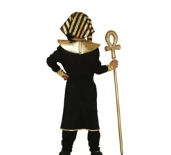 Costume da faraone egiziano nero per bambino