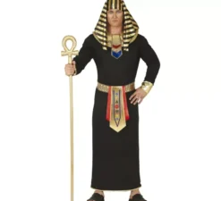 Costume da faraone egiziano nero per uomo