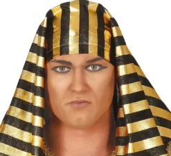Costume da faraone egiziano nero per uomo