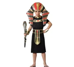 Costume da Faraone Oscuro con copricapo per bambini
