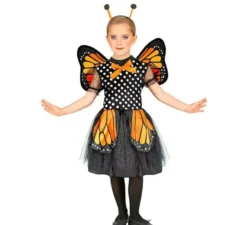 Costume da farfalla arancione per bambine