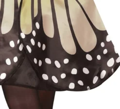 Costume da farfalla gialla a pois per bambina