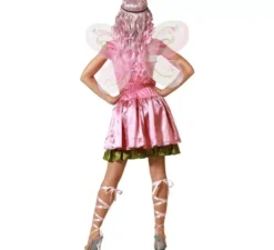 Costume da fata rosa brillante per donna