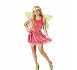 Costume da fata rosa brillante per donna