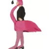 Costume da fenicottero rosa per adulti