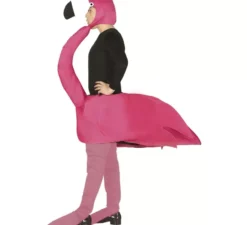 Costume da fenicottero rosa per adulti