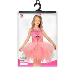 Costume da fenicottero rosa per bambina