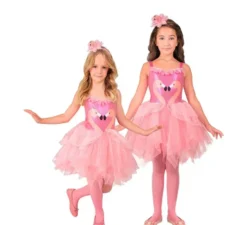 Costume da fenicottero rosa per bambina