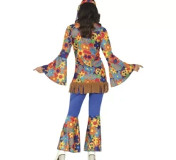 Costume da fiore hippie per donna