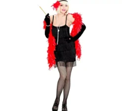Costume da flapper classico nero da donna