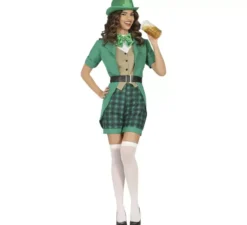 Costume da folletto di San Patrizio per donna