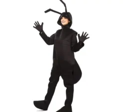 Costume da Formica Nera con cappuccio e guanti per adulto