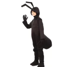 Costume da Formica Nera con cappuccio e guanti per bambino