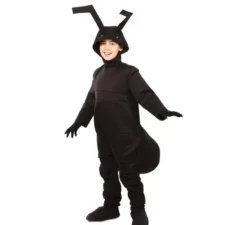 Costume da Formica Nera con cappuccio e guanti per bambino
