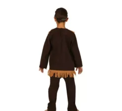 Costume da frange indiano marrone per bambino