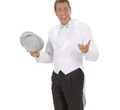 Costume da gala bianco Showtime o frac per uomo