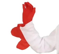 Costume da gallina bianca con cappuccio per bambino