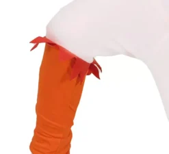 Costume da gallina bianca con cappuccio per bambino