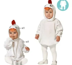 Costume da gallina con cresta per bambino