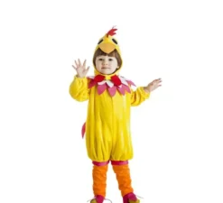 Costume da gallina gialla per bebè e bambini