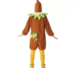 Costume da gallina marrone per donna