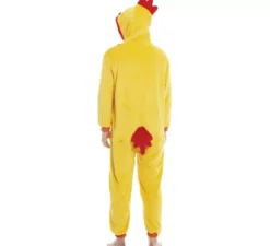 Costume da Gallo Giallo e Rosso per uomo