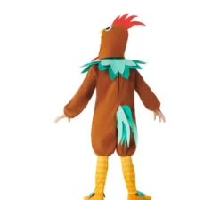 Costume da gallo marrone per bambini