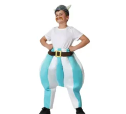 Costume da Galo a righe blu per bambino