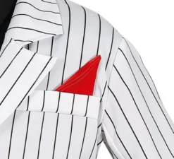 Costume da gangster milionario bianco per uomo