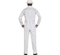 Costume da gangster milionario bianco per uomo