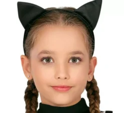 Costume da gatta nera per bambina