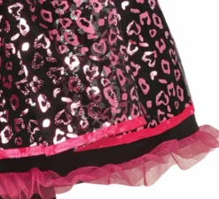 Costume da gattina nera compiaciuta per bambina