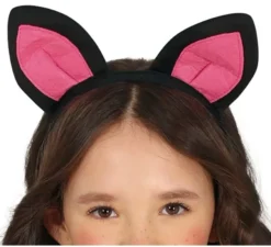 Costume da gattina nera per bambina