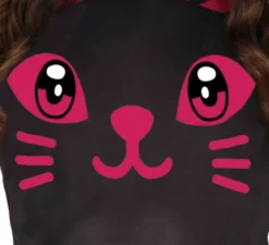 Costume da gattina nera per bambina