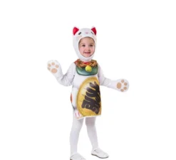 Costume da gattino fortunato per bambini e neonati